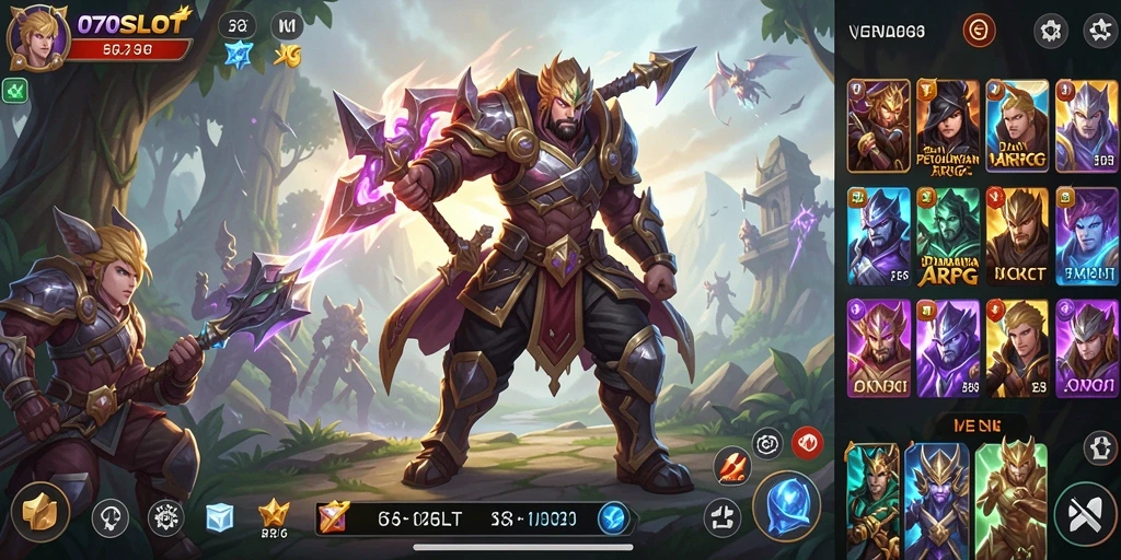 Screenshot menunjukkan pertarungan seru dalam <strong>070SLOT</strong> yang penuh aksi.