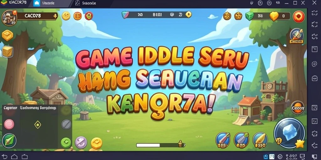 Tampilan menarik dari gameplay game Idle CACOR78 yang seru dan menantang.