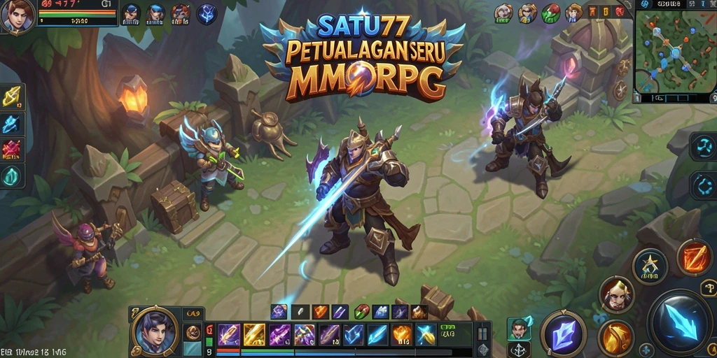 Gameplay seru di dunia MMORPG SATU77 dengan grafik yang memukau.